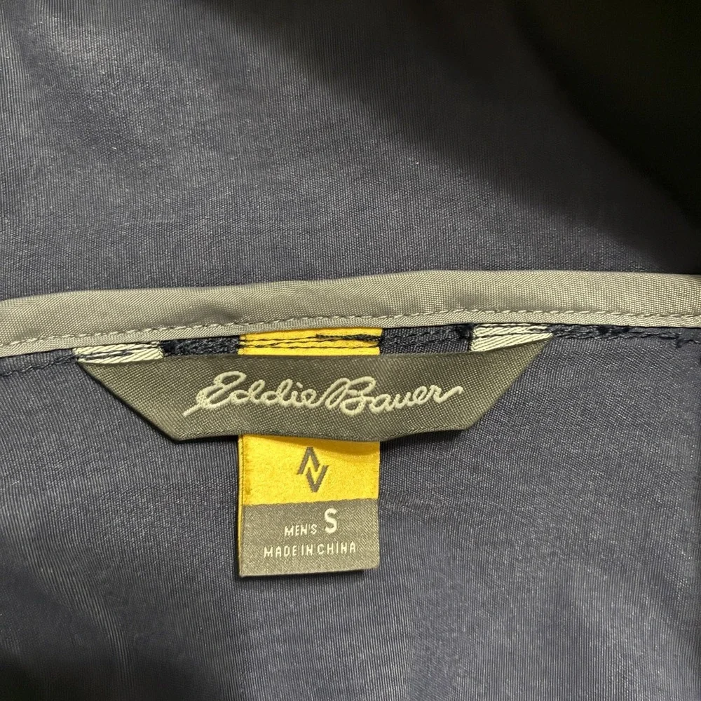 Eddie Bauer Travex Jacket Mens Size S Full Zip Hooded Embroidered Gorpcore - Picture 4 of 9